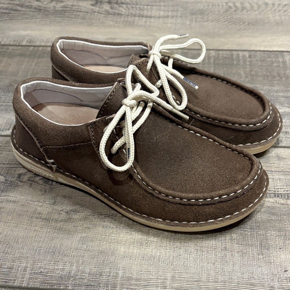 Birkenstock Pasadena Brown Suede Casual Shoes EUC Regular Fit 36/US 5, fits US 6